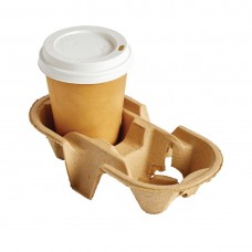 Disposable Cup Carry Trays 2 Cup